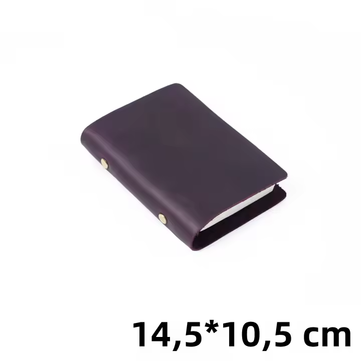 Cuaderno De Cuero Genuino Retro Con 96 Hojas Tamaño Pequeño Medio Grande Cuaderno DIY Para Diario Hecho a Mano Regalo Para Escuela Y Oficina - 1