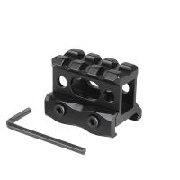 Montura De Aluminio De 1" Altura Picatinny Montura Corta Base De Tangente Para Visor Compatible Con Rail De 20mm - details 3