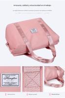 Bolsa de viaje para mujer, bolsa de hombro deportiva con separación húmeda y seca, bolsa de almacenamiento plegable, bolsa de fitness, bolsa de equipaje impermeable para hombre - details 4