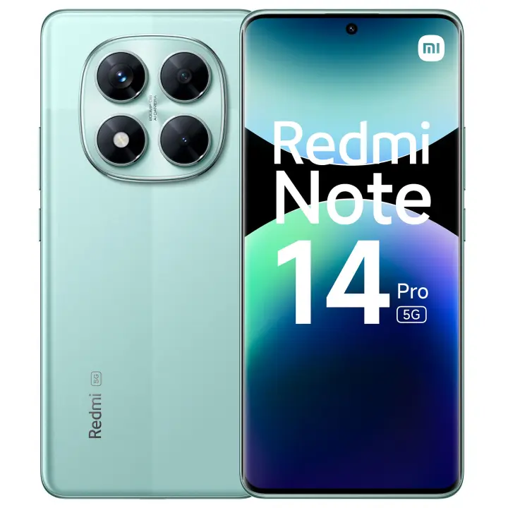 SMARTPHONE - Xiaomi Redmi Note 14 Pro, 256 GB, 8 GB RAM, 6.67" AMOLED FHD+, MediaTek Helio G100-Ultra, 5500 mAh 200Mp AI Camera - 1