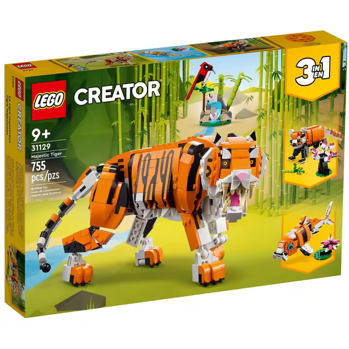 LEGO CREATOR 3EN1 – TIGRE MAJESTUOSO, 31129, TIENDA CON LICENCIA OFICIAL - 1