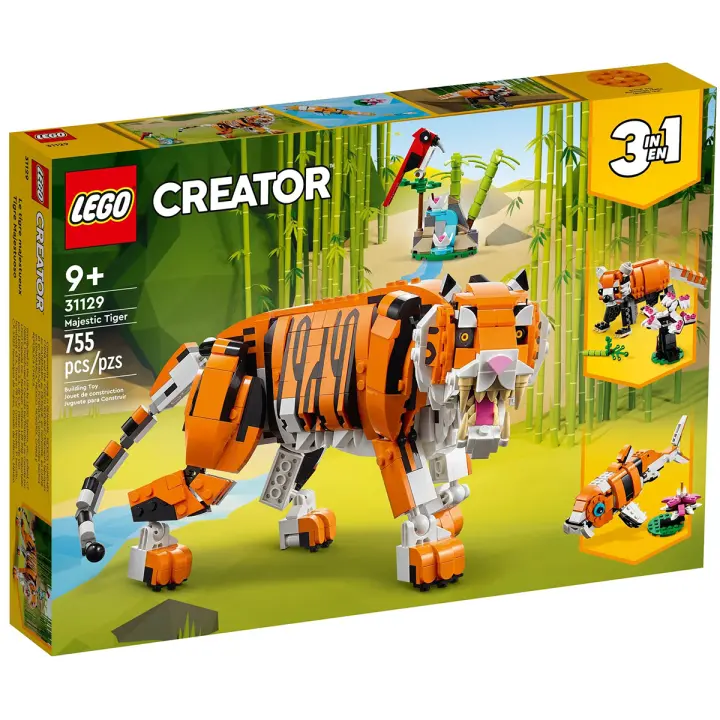 LEGO CREATOR 3EN1 – TIGRE MAJESTUOSO, 31129, TIENDA CON LICENCIA OFICIAL - 1