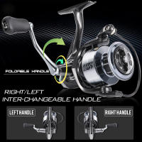 Carrete De Pesca Giratorio Sougayilang Resistente a La Corrosión Con Bobina De Aluminio Ratio De Engranajes 5.0:1 Para Nueva Experiencia De Pesca - details 12
