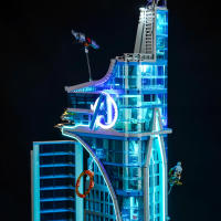 Set De Iluminación LED LocoLee 76269 Para Bloques De Construcción Avengers Tower Accesorios De Iluminación Incluidos - details 16