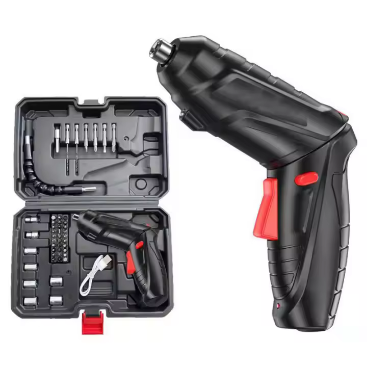 Set De Herramientas Eléctricas Recargables 47PCS 3.6v Para Mantenimiento Doméstico Y Reparación Con Batería De Litio Cordless Destornillador - 1