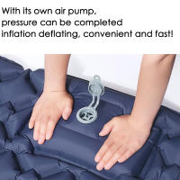 Alfombra De Dormir Para Acampar Al Aire Libre Plegable Con Almohadas Ultraligera Inflable Para Viajes Y Senderismo Matrícula De Natación En La Playa - details 29