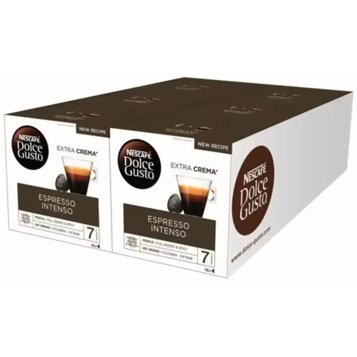 NESCAFE  DOLCE GUSTO café espresso intenso formato ahorro Pack 96 cápsulas - 1