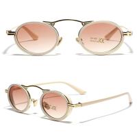 Gafas De Sol Rectangulares Para Mujer 2024 Moda Punk Acero Inoxidable Montura Vintage Protección UV400 Antiglareante Tamaño Universal - details 6