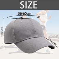 Gorra de Pico de Pato Ajustable para Hombre y Mujer, Diseño Liso Clásico, Accesorio Ideal para Actividades al Aire Libre, Talla Única, Estilo Casual y Duradero - details 4