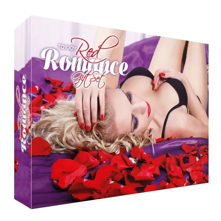 TOYJOY KIT MODELO RED ROMANCE JUGUETES SEXUALES ESPOSAS LUBRICANTE ANILLO VIBRADOR - 1