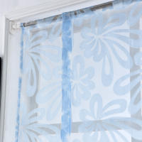 Leejoom Cortinas Cortas Modernas Para Cocina Translúcidas Valance Rod Pocket Tie up Roman Puerta Living Room Tulle Organza - details 15
