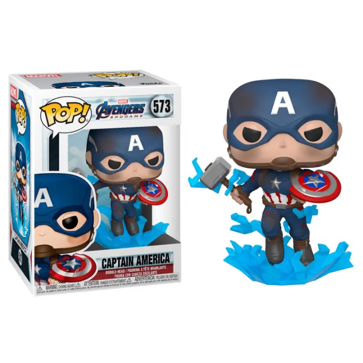 Figura Funko Pop Marvel Vengadores Endgame Capitan America W-Figura de Vinilo Coleccionable - Idea de Regalo- Mercancia Oficial - Juguetes para Niños y Adultos - Movies Fans - Muñeco para Coleccionistas y Exposición - 1