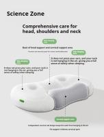 Almohada Ergonómica De Soporte Cervical Ajustable Para Todas Las Posiciones De Sueño Almohada De Memoria Para El Cuello Con Poliéster 100% Uso Diario Y Viajes - details 1