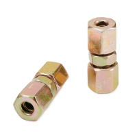 6pcs Conectores De Tubo De Freno 10mm X 1mm 2 Caminos Macho Hembra Nuts Unión De Línea De Freno Para Tubo De Freno 3/16" Fittings De Línea De Freno - details 11