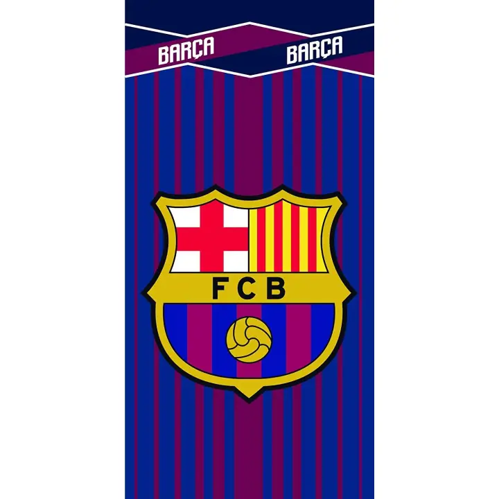 Toalla del Barca , Barcelona f.c., Unisex niños, Azulgrana, 70 x 140 cm, Producto oficial - 1