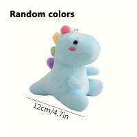 Juguete De Peluche Dinosaurio Cartoon Para Mascotas Interactive Color Aleatorio Fleece Material Juguetes Para Perros - details 1