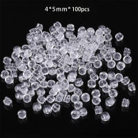 Sonda De Oído Transparente Estrella De Cinco Puntos Para DIY Hecha De Silicona Y Plástico Antialérgica Aproximadamente 50-200 Piezas - details 11