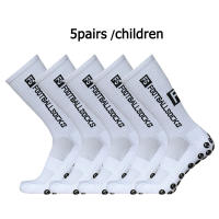 5 Pares De Calcetines Deportivos Transpirables Para Niños Y Adolescentes Talla 34-39 Silicona Cuadrada Antideslizante Para Fútbol - details 3