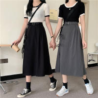 Falda Media Pierna Gótica Oscuro Vintage Para Mujer Elegante Moda Fiesta Club Cintura Alta Femme Bottom Streetwear Goth Falda - details 12