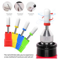 Kit De 4/6 Piezas De Brocas De Uñas De Cerámica Para Taladro Eléctrico Accesorios Para Manicura Eliminación De Esmalte De Gel Y Acrílico - details 5
