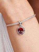 Pandora - Stranger Things - Charm Colgante invertido que Brilla en la osadía-Plata de Lei - details 3