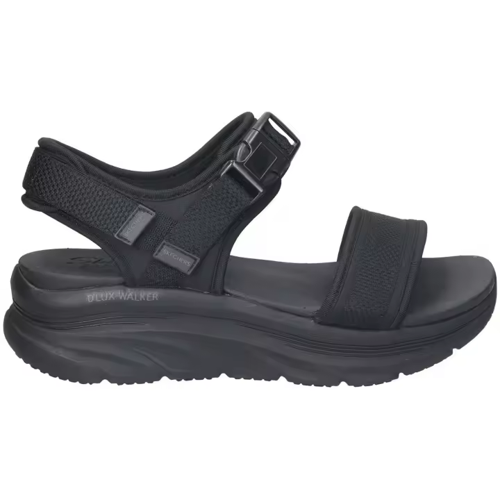 Sandalias Skechers D´Lux Walker para mujer en color negro - 1