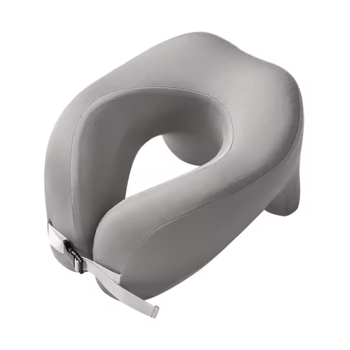 Almohada de espuma viscoelástica en forma de U, soporte cervical puro para dormir en avión, oficina, almohadas para el cuello - 1