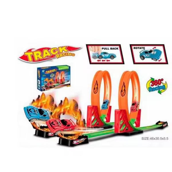 PISTA SUPERTRACK EXTREME CON 2 COCHES - 1
