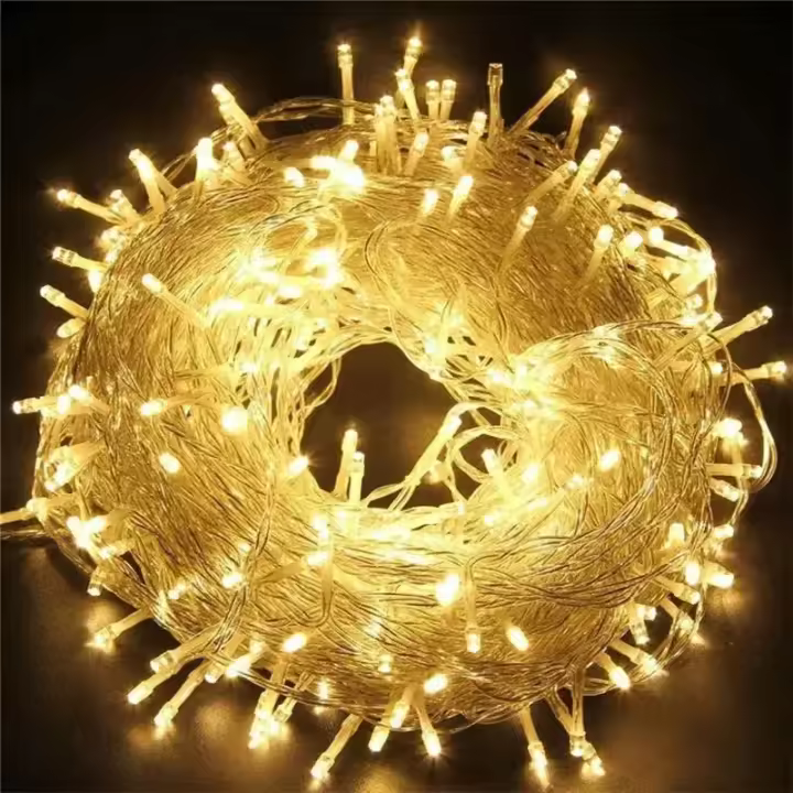Luces LED De Navidad Con Cable De 10M Con Enchufe EU 220V Guirnalda De Decoración Festiva Para Casa Bodas Fiesta Y Vacaciones - 1