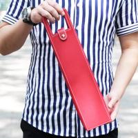 Bolsa De Líquido Para Botella De Vino Ecológica De Cuero Sintético Reutilizable Para Almacenamiento Y Regalo De Fiesta - details 2