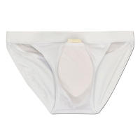 Bragas De Natación Para Hombre En Blanco Briefs Triangulares Sexys Ropa Deportiva De Playa Monocromáticas Polyester Spandex - details 18