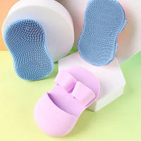 3PCS Cepillo De Limpieza Facial Mini Para Dedos De Silicona Suave Herramienta De Limpieza De Maquillaje Eliminador De Rostro Y Nariz - details 4
