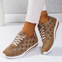 Zapatillas De Mujer 2024 Primavera/Otoño Moda Versátil Para Exterior Zapatos De Caminar Cómodos Con Cordones Casual Para Adultos - details 2