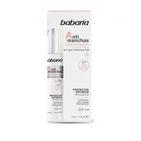 BABARIA FLUIDO HIDRATANTE ANTIMANCHAS SPF 20 50 ML - 1