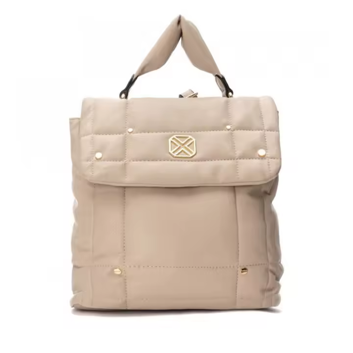 XTI 184495 02  37314 25I MOCHILA ACOLCHADA BEIG - 1