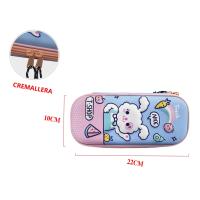 STELAM Estuche Morado con Diseño de Búhos Muy Lindo en 3D - 22cm x 10cm con cierres de Doble Cremallera, Ideal para Estudiantes y Niños, 6 modelos Diferentes - details 1