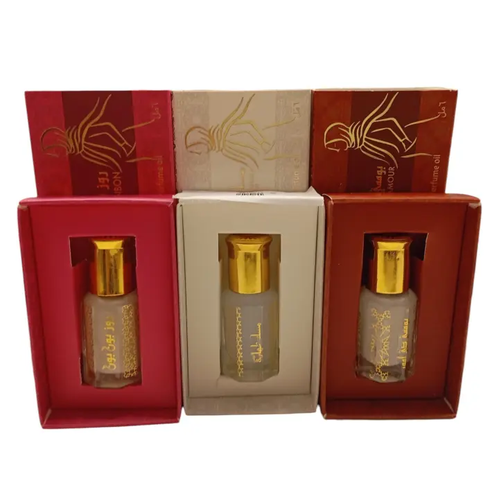 Lote de Perfumes íntimos de 6ml cada uno: Musk Tahara, Rose Bombom y Pome Amour - ¡Aromas seductores para disfrutar! - 1