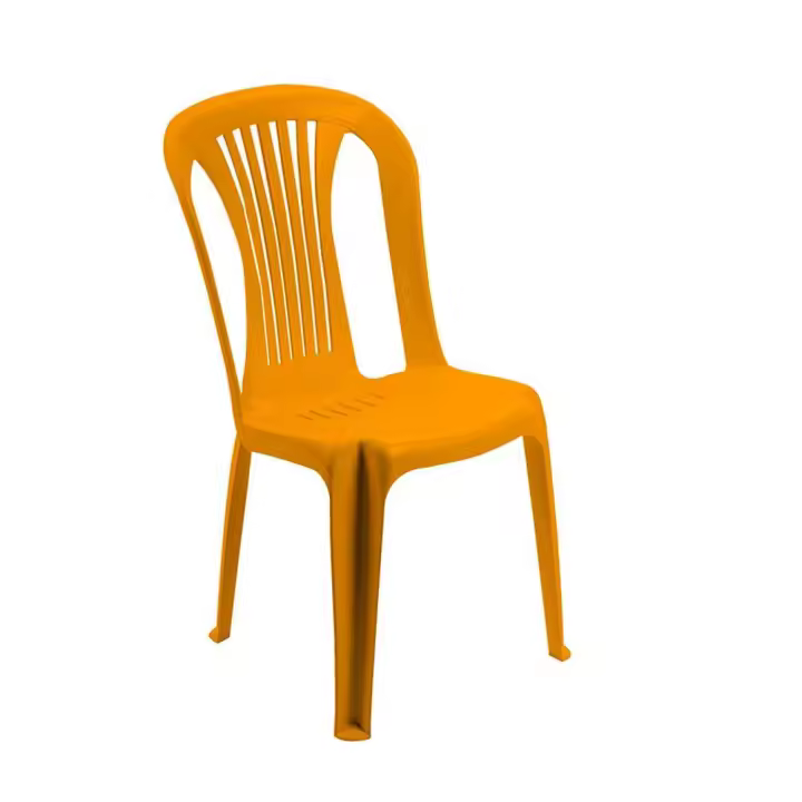 Silla resina naranja 8075nr - 1