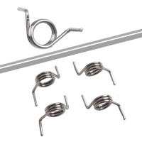 Juego De 4 Piezas De Resorte Para Cerradura De Puerta Mercedes W203 W211 W209 C E CLK Clase Actuador Reparación Resorte Izquierdo Derecho Reemplazo - details 10