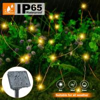 Luces Solares Para Jardín LED Super Brillo Con 8 Modos Decoración De Navidad Para Patio Fuente De Energía Solar IP65 Impermeables - details 7