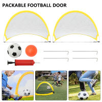 2Pcs Porterías De Fútbol Portátiles Y De Fácil Plegado Para Entrenamiento Y Juegos De Calle. Set De Dos Porterías En Forma De Domo. - details 1