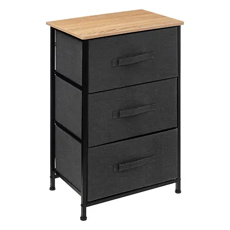 MUEBLE CON 3 CAJONES GRIS OSCURO TISSA MARCA 5 FIVE - 1