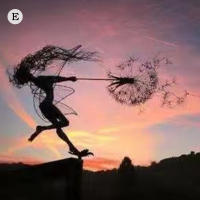 Estatua De Fae De Danza Elf De Hilo De Acero Dandelion Miniatura Escultura De Jardín Figura De Hadas Pixies Decoración De Jardín Mitológica - details 4