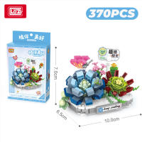 Bloques De Construcción 3D LOZ Plantas Suculentas Cactus Y Rosas Juguete De Artesanía Para Decoración Del Hogar Juguetes De Bloques Para Niños - details 6