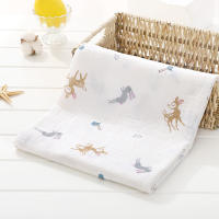 Mantel De Muselina Para Bebé 120x110cm Suave Toalla De Baño Para Recién Nacidos Pañales Envolver Y Cubrir Infante Unisex - details 11