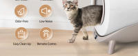 Nobleza - Arenero Autolimpiable Inteligente para Gatos con App, 80L Capacidad, Ideal para Varios Gatos, Incluye 2 Rollos de Bolsas de Basura - details 1