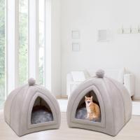 Alfombra De Gato Suave Y Cálida Para Perro Pequeño O Mediano Casa De Muebles Para Mascotas Invierno Nido De Peluche Lavable Para Gato Y Perro - details 2