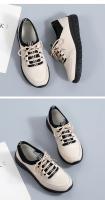 Zapatos Planos Para Mujer Suela Plataforma Cordones De Cuero Split 2024 Tendencia Primavera Casual Zapatos Para Madres - details 11