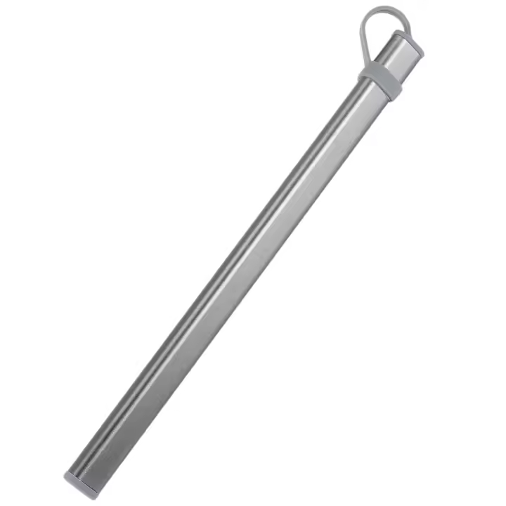 Tubos de Almacenamiento de Palillos Caja de aleación de Aluminio para Caja de Almacenamiento de Palillos de Titanio sin Palillos Gris - 1