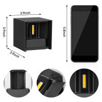 Lámpara De Pared Exterior Impermeable LED Para Decoración Del Hogar Jardín Veranda Y Escaleras Luminaire Facade Luz Exterior - details 4